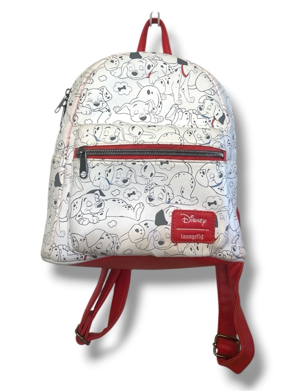 Loungefly Disney 101 Dalmatians Mini Backpack - White & Red
